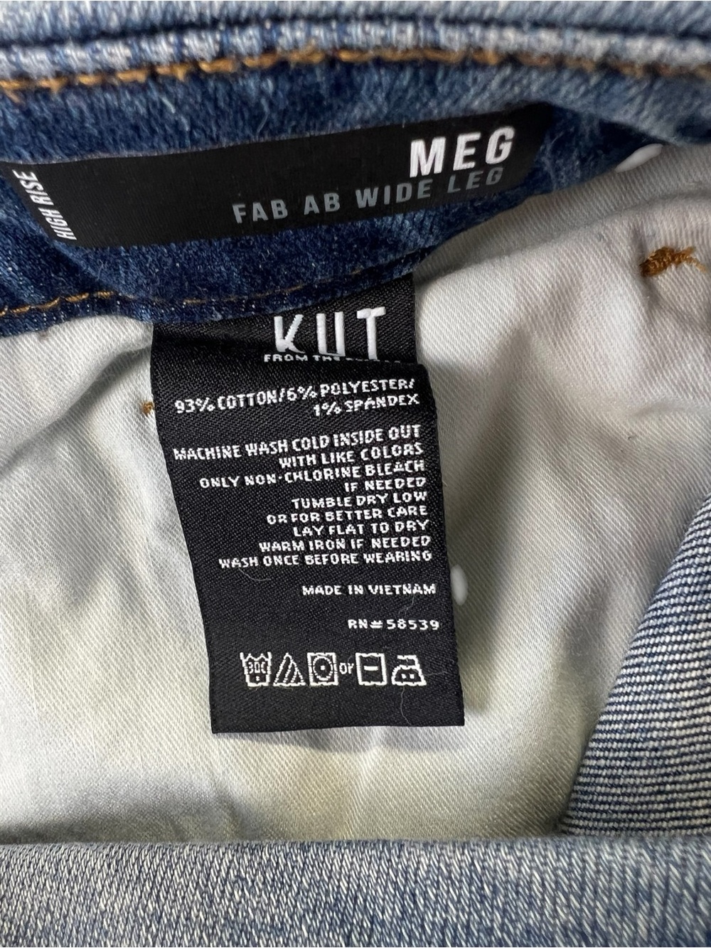 NEW KUT from the Kloth Meg High Rise Wide Leg, Plus 20W - Picture 12 of 16